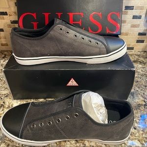 Guess men’s casual grey leather athletic looking loafers.  Never worn